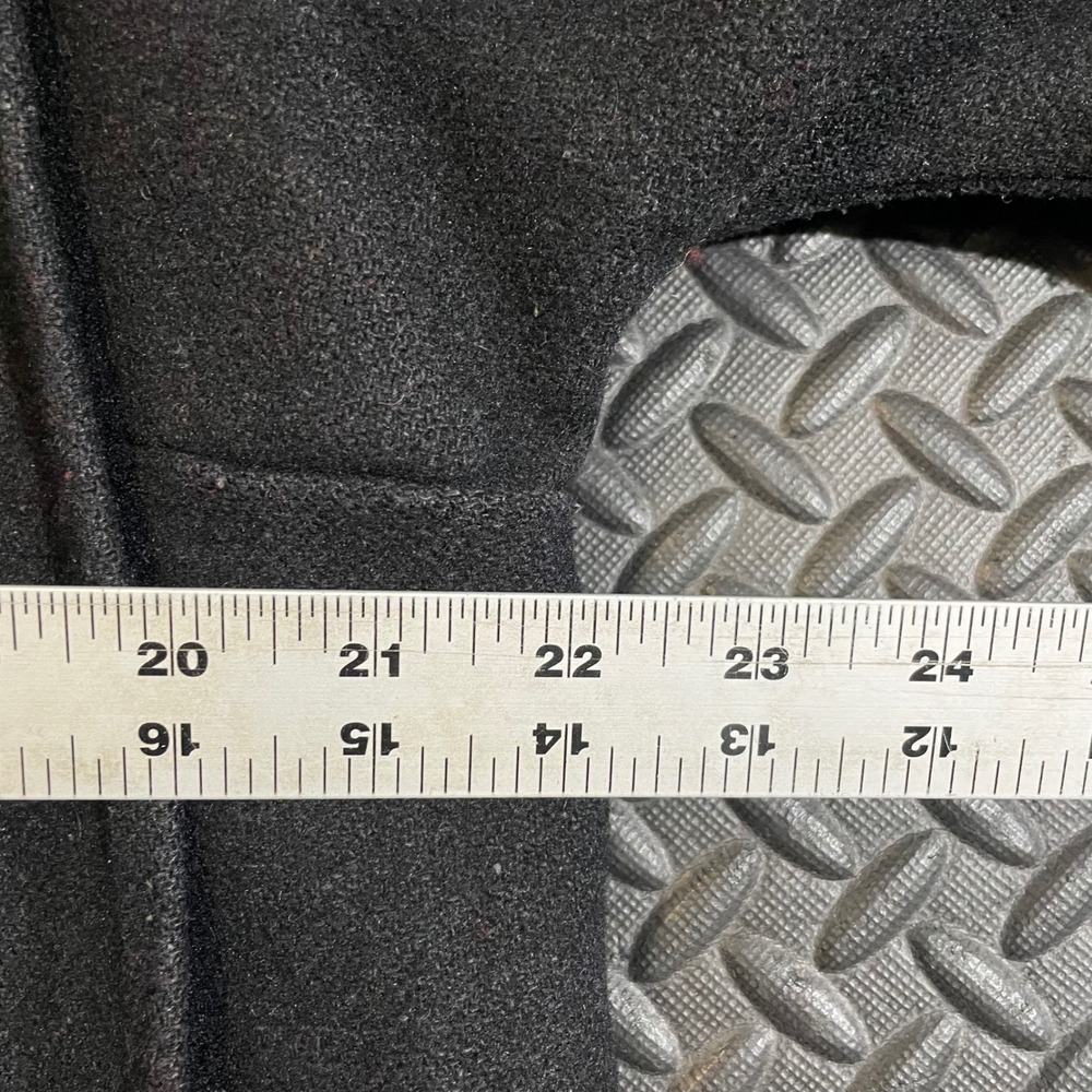 Vintage Lady Suzette Andover Black Wool Long Coat Paisley Lining Made in USA‎ XL - Picture 8 of 9